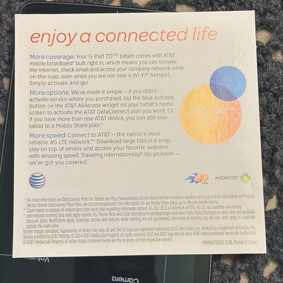 LG- G pad 7.0 NEW!!! open box - Picture 6 of 16